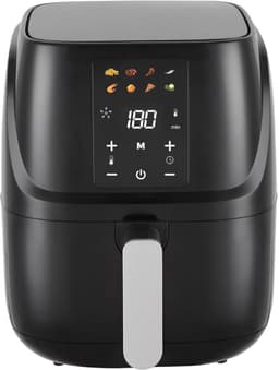 MIRA® Airfryer XXL - Mini-oven - Heteluchtfriteuse - 12L - 12 Programma's - Zwart - 33cm x 31cm x 25cm — thumbnail 2