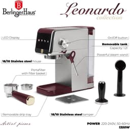 Berlingerhaus 9623 - Espresso - koffie - Senseo - Touchscreen - Machine - Leonardo collection — thumbnail 5