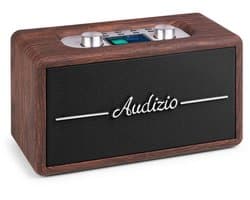 Retro radio - Audizio Tune60 - DAB radio met Bluetooth - Vintage look - DAB+ en FM - Houtlook