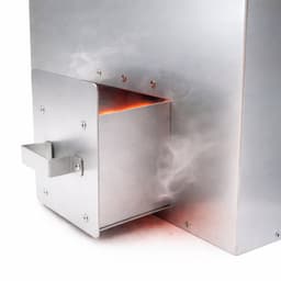 Eurocatch Telescopische Rookoven Vierkant 101 cm - Verzinkt Metalen Rookkast - Smoker voor Buiten met Thermometer en 10 Rookhaken - Rookton voor Vis, Vlees en BBQ Roken — thumbnail 4