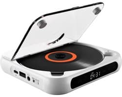 TBL 2026 Retro Discman – Draagbare CD-speler met Bluetooth 5.2 & Ingebouwde Speaker – 2000mAh Oplaadbaar – FM-Transmitter voor de Auto – Ondersteunt USB-stick – A-B Repeat