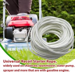 Grasmaaier trekkoord - Trekkoord - Ø5mm - 10m - Trekkoord startkoord - startkoord - nylon - universele motor starter - voor grasmaaiers met snoer voor de meeste grasmaaiers — thumbnail 5