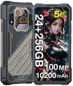CUBOT Kingkong X Pro Robuuste Smartphone 5G - 24GB RAM - 256GB ROM - 10200mAh - 6.583 inch 120Hz - IP68/IP69K - Android 14 - NFC - GPS - Zwart — thumbnail 1