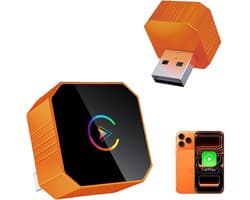 Draadloze CarPlay Adapter - Auto Connect - Navigatie Gebruik - Brede Compatibiliteit - 7x3x9 cm