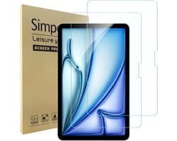 Beschermglas voor iPad Air 11 inch 2025/2024 - 2 stuks, 9H getemperd glas, krasbestendig, zonder luchtbellen