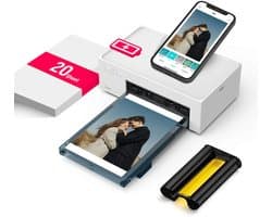 Liene - Amber M100 Fotoprinter – 300 x 300 dpi – 100 x 148 mm - Mobile fotoprinter