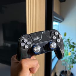 Clever Silver Marble Custom Controller (PS5 compatibel) — thumbnail 2