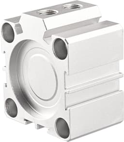 Pneumatische Compacte Aluminium Luchtcilinder 40mm Boring 10mm Slag Dubbelwerkend — thumbnail 3