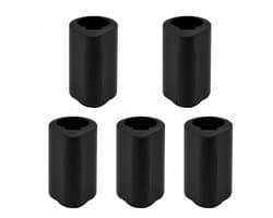 5 Stuks Siliconen Sokken voor 3D Printer Hotend Nozzle (Hoge Temperatuur Bestendig)