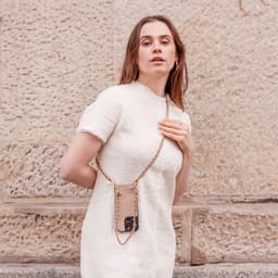 Dutchies Telefoonkoord - Telefoonketting | Beige | Italian — thumbnail 1