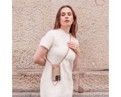 Dutchies Telefoonkoord - Telefoonketting | Beige | Italian