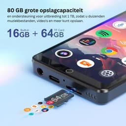 MP3 Speler Bluetooth - FM-Radio - Zwart — thumbnail 4