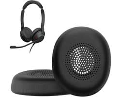 kwmobile 2x oorkussens geschikt voor Jabra Evolve 2 30 - Earpads voor koptelefoon in zwart