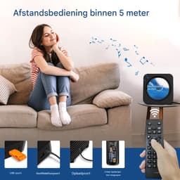Draagbare CD-Speler -Bluetooth met Dubbele Luidsprekers- HiFi-speaker radio-Oplaadbare CD-Speler met USB-C-Zwart — thumbnail 5