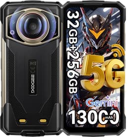 DOOGEE Fire 7 Ultra Robuuste smartphone - Gemini AI - 32GB RAM - 256GB ROM - 13000mAh 33W - 6,56 inch - Dual SIM 5G - IP68/IP69K Outdoor Telefoon - POC & BT walkietalkie - SOS-knop - NFC, GPS, OTG — thumbnail 1
