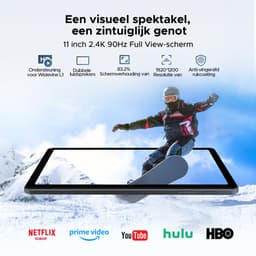 POCKAM P11 Pro - Tablet - 48 GB RAM (8+40 GB) + 128 GB ROM (2 TB/TF) - 11 inch FHD+ 90 Hz - Android 16 - 8800 mAh/18 W - T7250 - Dubbele luidsprekers - Gemini AI - Face ID - Widevine L1 - Complete accessoirebundel met toetsenbord en stylus - Paars — thumbnail 6