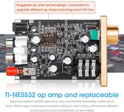 Mini Stereo Hoofdtelefoonversterker Klasse A Krachtige Versterking — thumbnail 5
