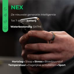 NOLATR Smart Ring NEX – Slimme Ring met Stappenteller, Slaaptracker & Hartslagmeter – Zonder Abonnement – Zwart – Maat 7 — thumbnail 4