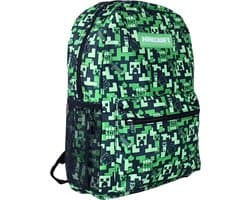 Minecraft Creeper Rugzak Laptop / Tablet Vak - Hoogte 43cm