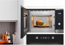 Inbouw Grill Magnetron - Keukenoven Combinatie - Snel Maaltijden Bereiden - Geïntegreerd Grill Element - L59.5 x H38.8 x D40.1 — thumbnail 5