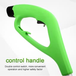 Elektrische Grasmaaier - Tuinmaaier Grastrimmer - Gazon Onderhoud - 2-in-1 Multifunctioneel - 23cm Snijbreedte - Groen — thumbnail 3