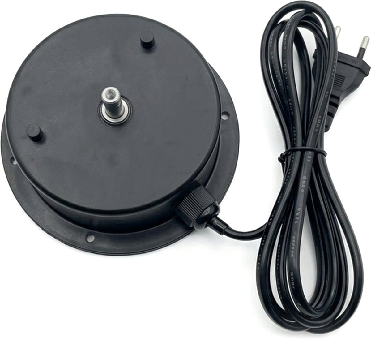 KIMU® Discobal Motor Roterend - Max. 3 KG - Voor Discobol Ø 10-20-30-40 cm Disco Spiegelbal - Discobalmotor Spiegelbol Draaien Draaimotor Festival — afbeelding 1
