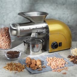 CLVP® Oliepers Machine - Koude Pers - Goud — thumbnail 2