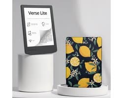 PocketBook Verse Lite - E-reader - Midnight Grey - Voordeelbundel met Citroen / Lemon Print Hoesje