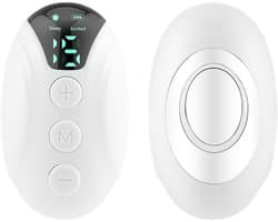 USB-oplaadbaar draagbaar slaaphulpmiddel, ontspannend geluidsapparaat, verlicht stress en angst, unisex slaaphulpmiddel - wit.