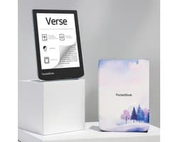 PocketBook Verse - E-reader - Bright Blue - Met Wintertime Hoesje - Voordeelbundel