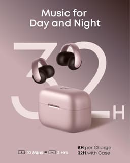 Soundcore AeroClip pink Headset Draadloos Oorklem Gesprekken/Muziek/Sport/Elke dag USB Type-C Oplaadhouder Roze — thumbnail 2