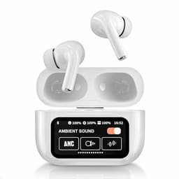 Tech Essentials FlexBeat - Draadloze Oordopjes met Active Noise Cancelling - Bluetooth 5.4 - In Ear Sport Oortjes voor Hardlopen - Microfoon - Earbuds met Oplaadcase - Wit — thumbnail 1