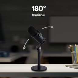 Microfoon inclusief Standaard – Voor Meetings, Gaming, Streaming en Opname - Geschikt voor Windows, Mac OS X & Linux — thumbnail 8
