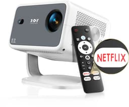 XGODY Gimbal N6 Beamer - Met GELICENCIEERD Netflix & Uitgebreide Apps - Natives 1080P, Autofocus - 700 ANSI Lumen, 4K-ondersteuning - KI-Spraakbediening - Voor de Ultieme Thuisbioscoop — thumbnail 1