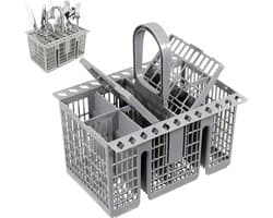 Bestekmand Vaatwasser - Universeel Bestekkorf - Bestekmand voor vaatwasser - Vaatwasmachine - Vaatwasseraccessoires & onderdelen - Afwasmachine - Bestekbak - Bestekhouder - Bestekmandje geschikt voor Whirlpool, Ariston, Bauknecht, Hotpoint en Indesit