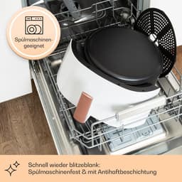 Compacte Heteluchtfriteuse met 7.5L XL Capaciteit en Stoomfunctie — thumbnail 6