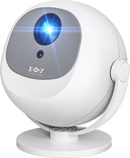 XGODY Gimbal A2 Mini Pro Beamer - Oorspronkelijke resolutie 1080p - Home Cinema - Projector - Android 11.0 - WiFi 6 & Bluetooth 5.4 - 4k Beeldkwaliteit - Projector Scherm - Wit — thumbnail 1