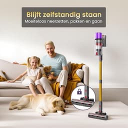 Krachtige Draadloze Kruimeldief met Sterke Zuigkracht en Stofsensor — thumbnail 3