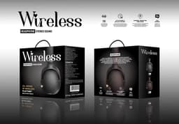 Hoofdtelefoons - Over-ear hoofdtelefoons - Bluetooth-hoofdtelefoons - Draadloze over-ear hoofdtelefoons met ruisonderdrukking - Retro hoofdtelefoons - Gaming-hoofdtelefoons - Zwart — thumbnail 2
