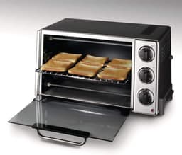 Aura® Heteluchtoven - Oven - Airfryer Oven - Zwart - ‎39cm x 49cm x 27 cm — thumbnail 3