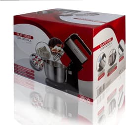 Core® Mixer met Mengkom - Keukenmachine - Deegmixer - Inclusief Deeghaak en Garde - Zwart- ‎32cm x 23cm x 23cm — thumbnail 2