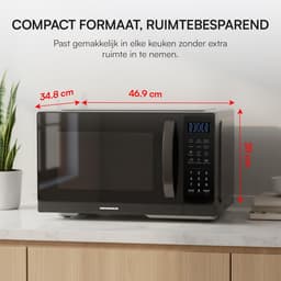 Digitale Magnetron met Grillfunctie, 25 Liter, 900W Magnetron & 1000W Grill — thumbnail 3
