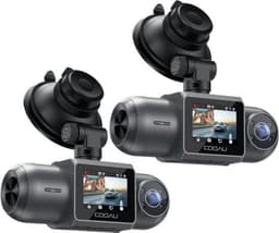COOAU Dubbele dashcam - Autodashcam - Ultra 4K & Full HD - Camera voor en achter - WiFi & GPS - met app - G-sensor - Nachtzicht - Loopopname - G-sensor - Parkeerbewaking- 2 Stuks — thumbnail 1