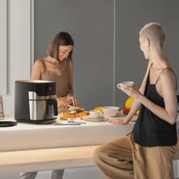 Luchtfriteuse 6,5 l - Olievrij Wonen voor 5 Personen met Touch-bediening — thumbnail 6