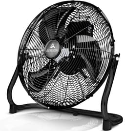 AERSON vloerventilator 40 cm | waaier met drie standen 75W | staande ventilator | hoge luchtstroom | robuuste metalen uitvoering | hellingshoek ca. 110 graden — thumbnail 1