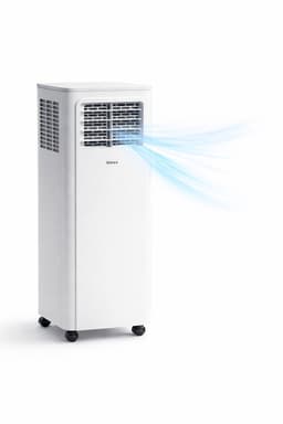 CYRO - Airconditioner - Luchtkoeler - Mobiele Airco voor Slaapkamer - Mini Airco - Ventileren - Ontvochtigen - 18 m² - Wit — thumbnail 1
