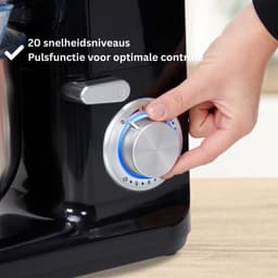 FlexVer® Kitchenaid - Keukenmixer - Keukenmachine - 1000 Watt - Zwart — thumbnail 2