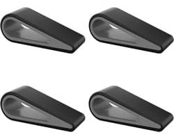 Universal Laptop Computer Keyboard Stands - 4 Pack Anti-Slip Silicone Tilting Wedge Riser Stable Kickstand - Ultra Compact Ventilated Tablet Stand Portable Elevation Feet voor Notebook Keyboard - Zwart