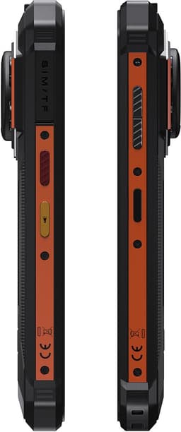FOSSiBOT F110L Robuuste Smartphone - 12GB RAM - 128GB ROM - 10000 mAh - 6,745 inch HD+ IPS Scherm - IP68 Waterdicht Outdoor Telefoon - Android 15 - GPS,NFC,Face ID,OTG - Oranje — thumbnail 3