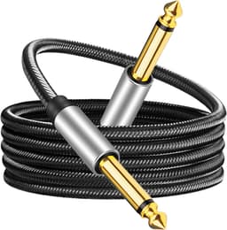 Vesfy Gitaarkabel 5 Meter - 6.3mm Jack naar 6.3mm - Instrumentkabel voor Gitaar, Bas & Keyboard — thumbnail 1